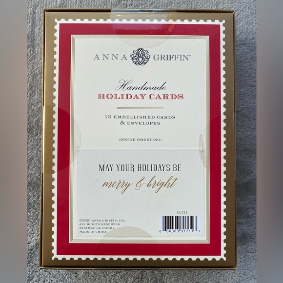 Anna Griffin Handmade Holiday Cards - With Love At Christmas - Picture 2 of 2